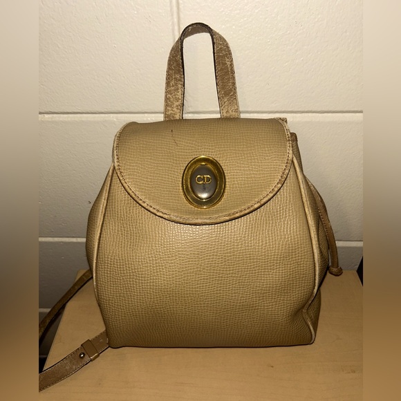 Christian Dior Vintage Leather Mini Backpack - Picture 1 of 11